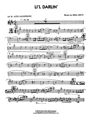 Li'l Darlin': E-flat Alto Saxophone