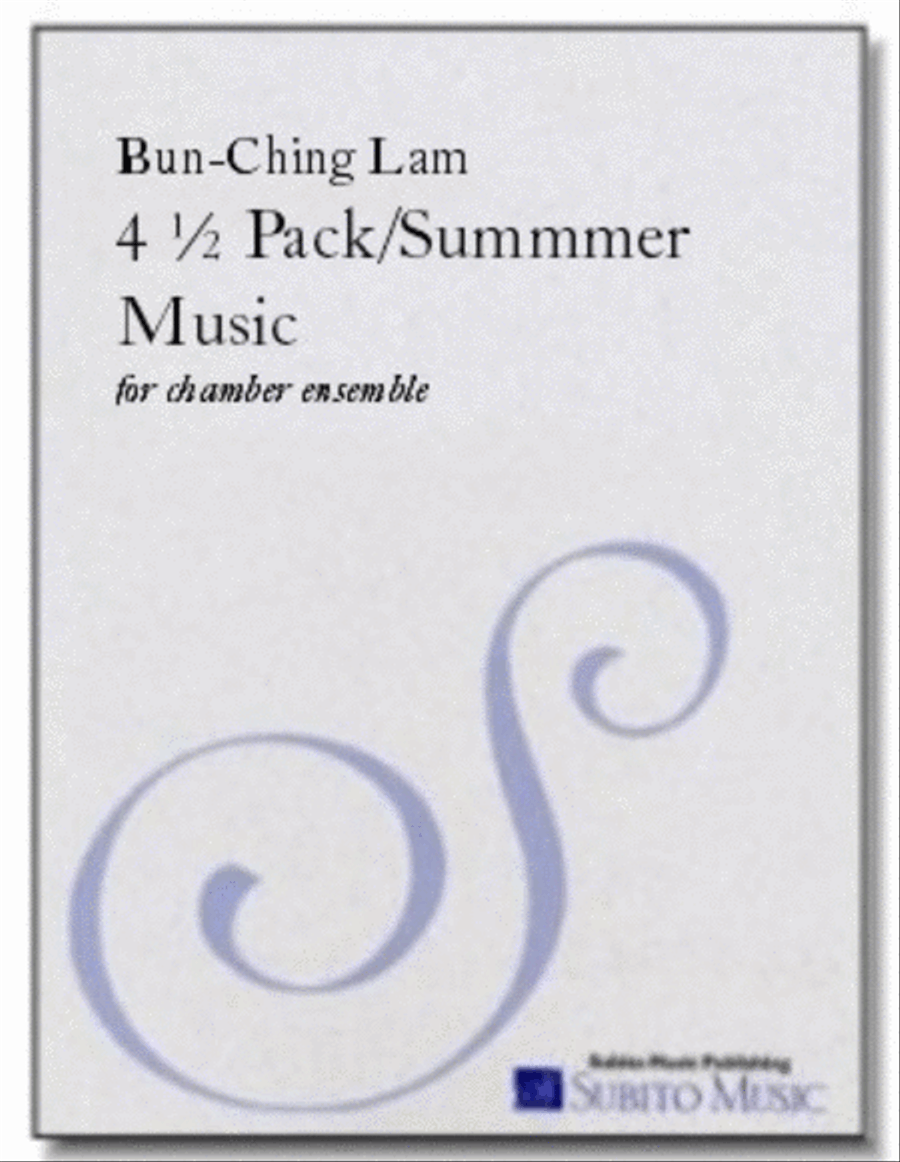 4 ½ Pack/Summmer Music 4 ½ Pack/Summmer Music English Horn scores gallery preview page 1