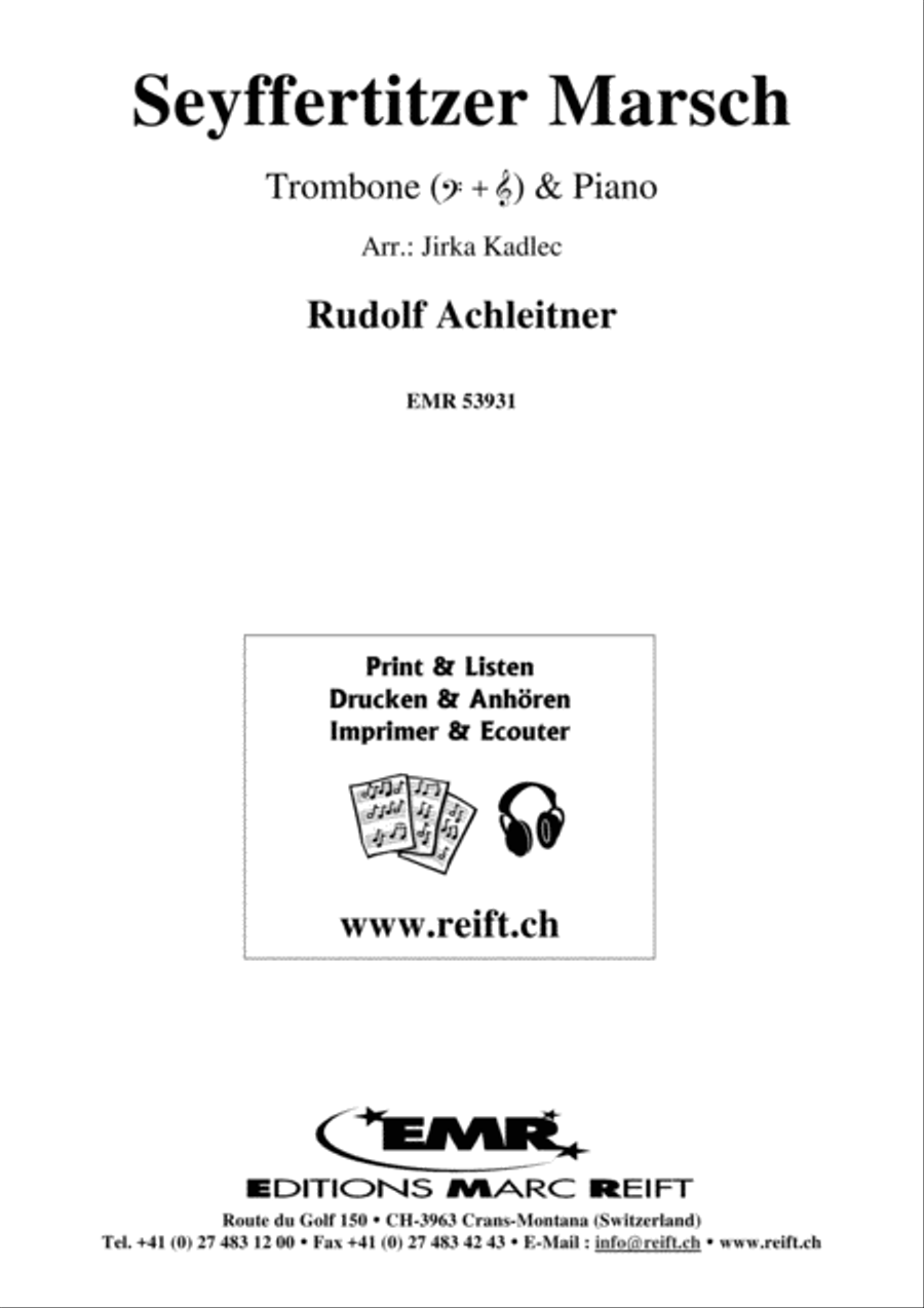 Seyffertitzer Marsch Seyffertitzer Marsch Piano Accompaniment scores gallery preview page 1