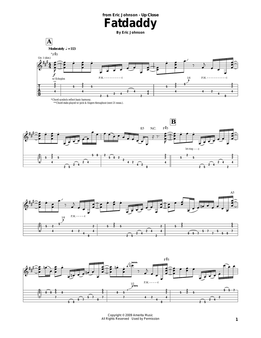 Fatdaddy Fatdaddy Acoustic Guitar scores gallery preview page 1