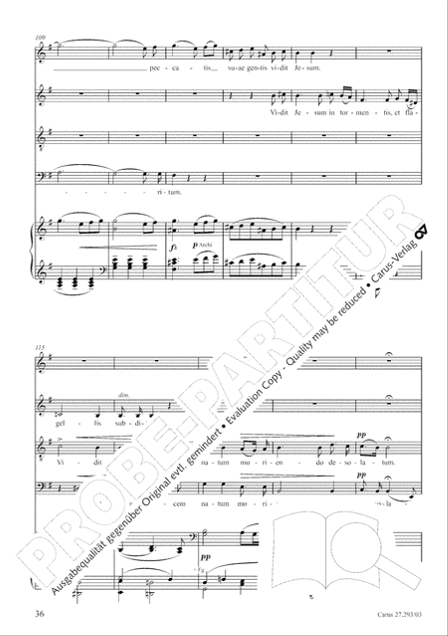 Stabat mater 4-Part scores gallery preview page 43