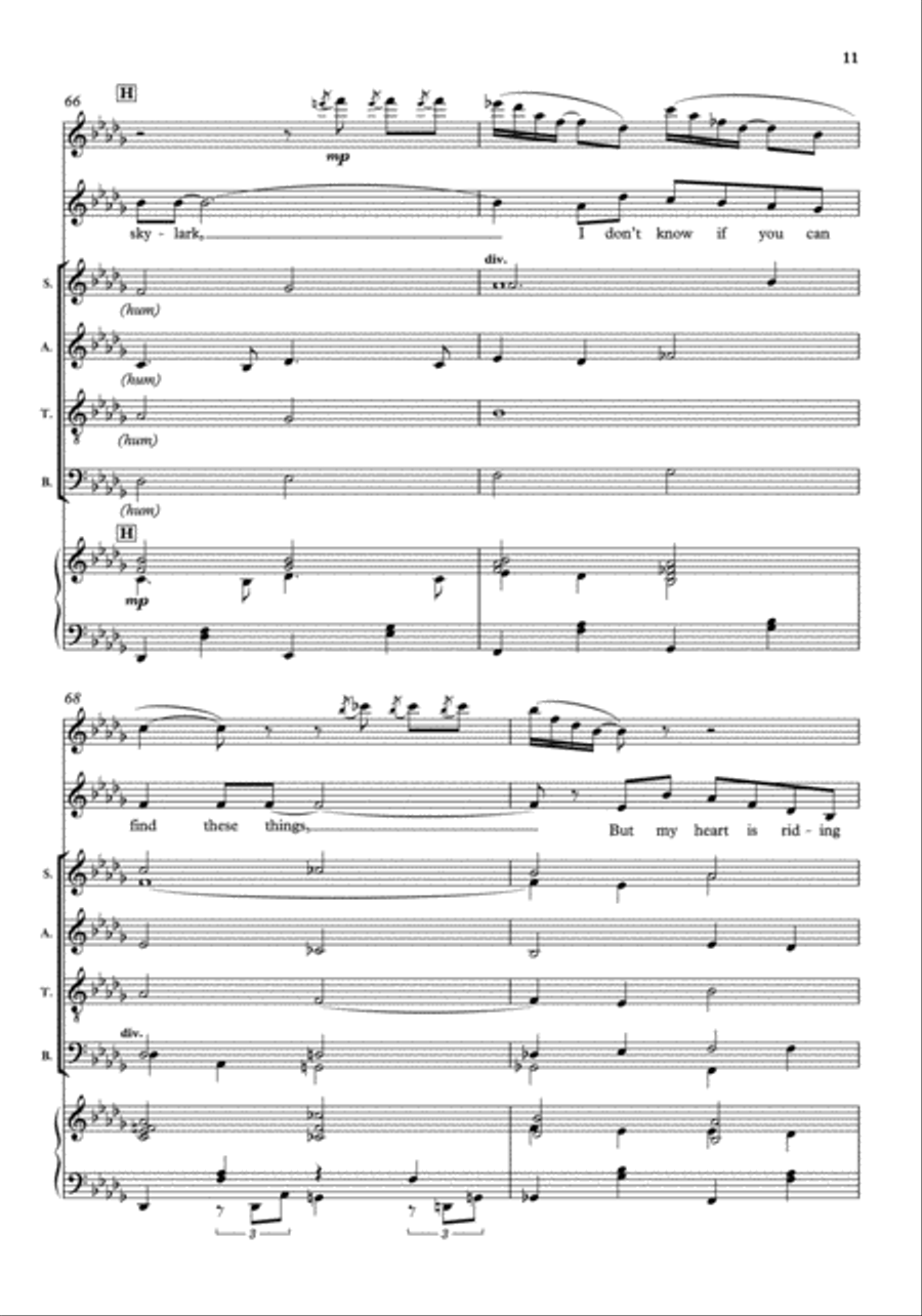 Skylark Skylark Divisi scores gallery preview page 11