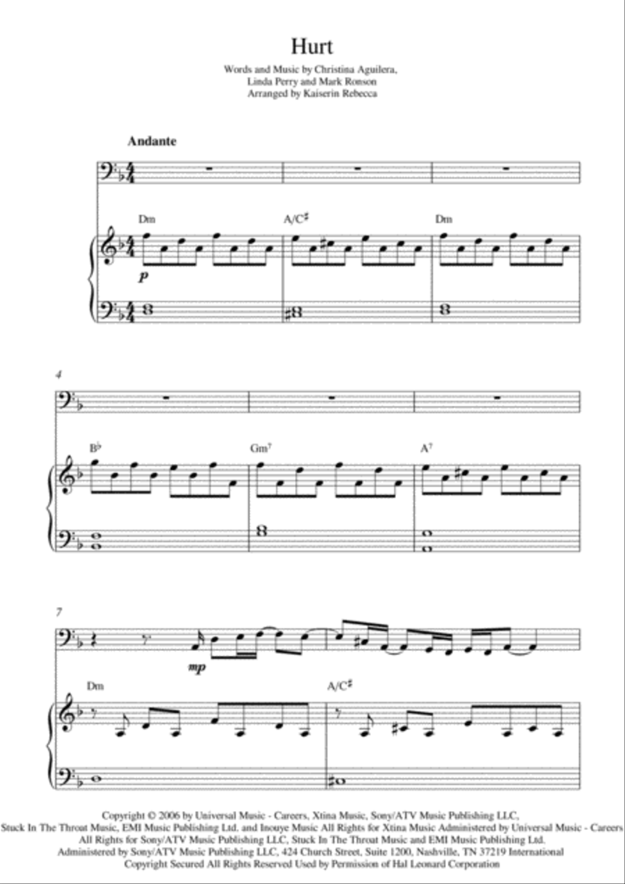 Hurt Bassoon scores gallery preview page 1