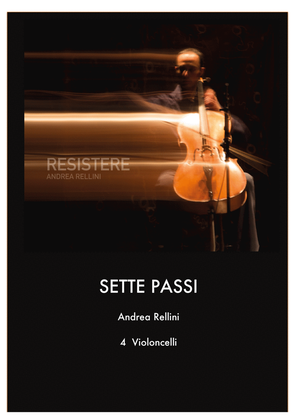 Book cover for SETTE PASSI (Cello Quartet - 4 Cellos)