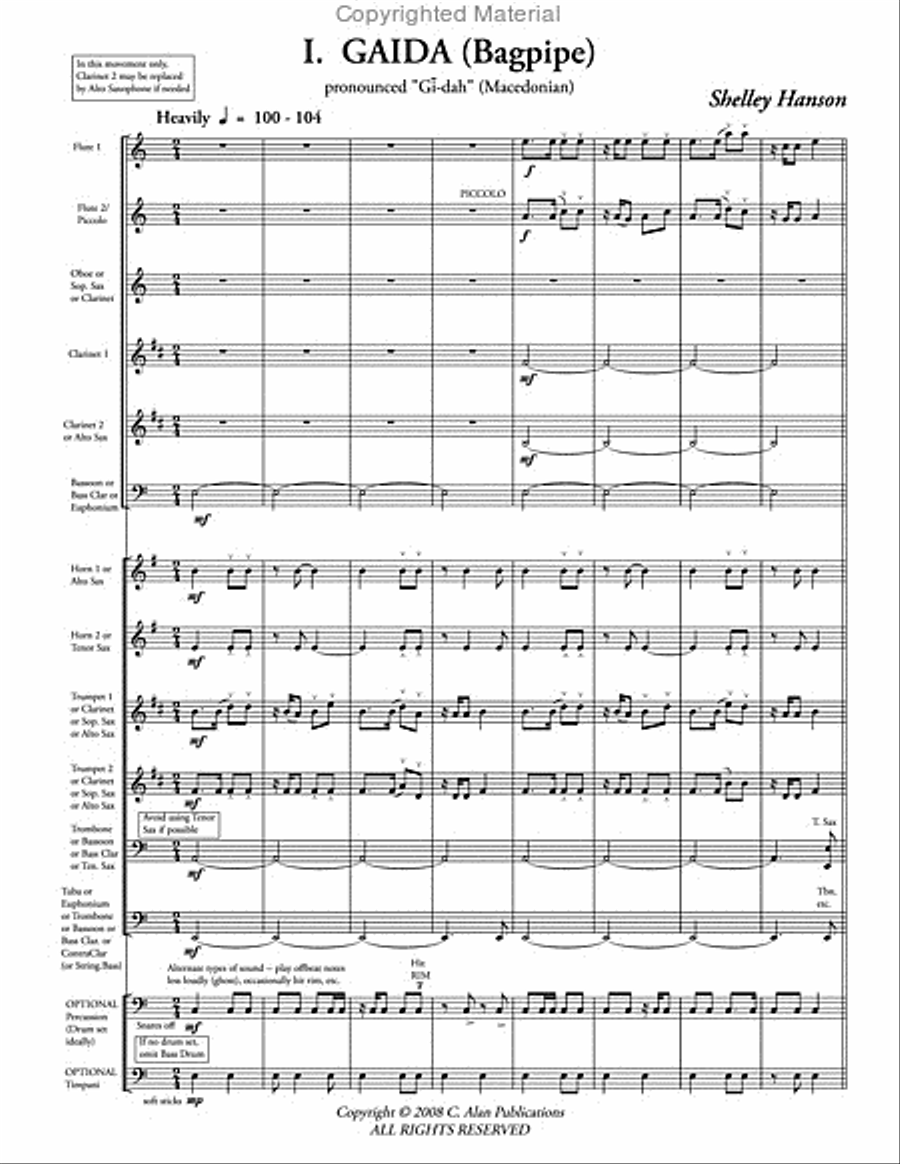 Dances with Winds Dances with Winds Concert Band scores gallery preview page 2