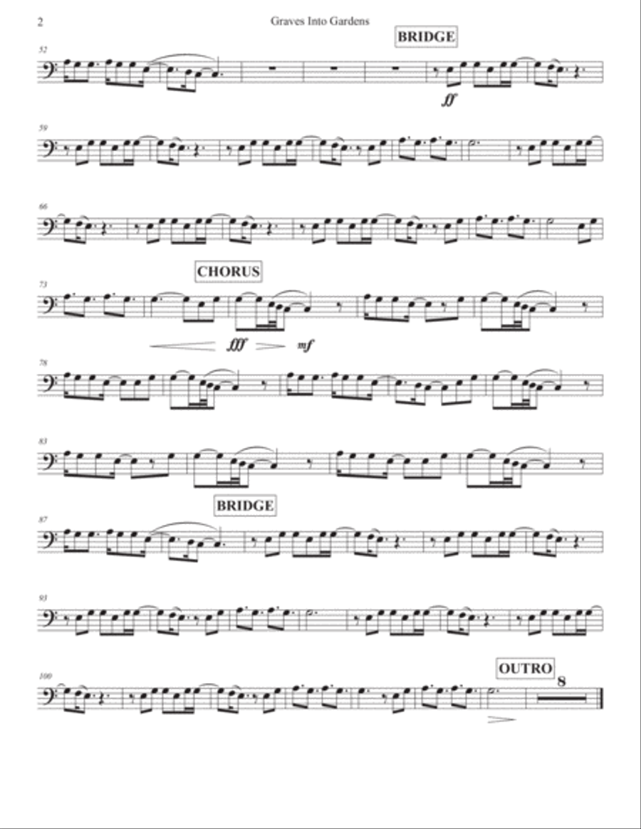 Graves Into Gardens Graves Into Gardens Voice Solo scores gallery preview page 3