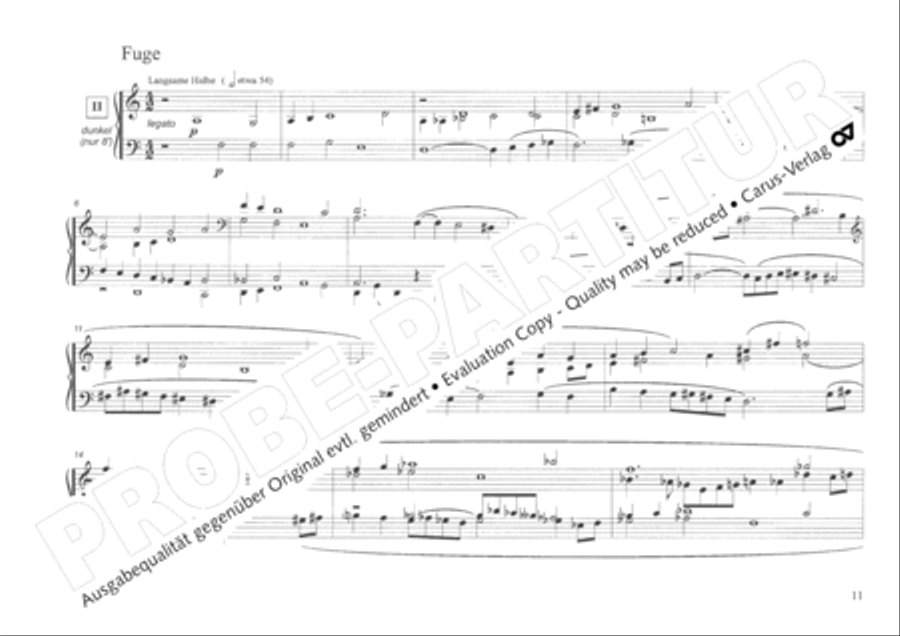 Toccata and Fugue Organ scores gallery preview page 12