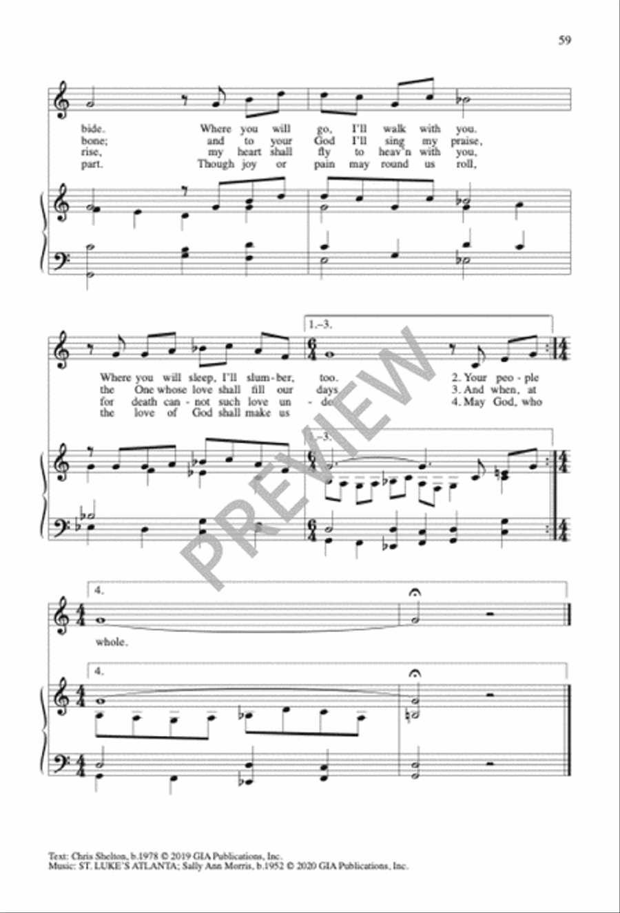 Sing No Empty Alleluias Sacred scores gallery preview page 55