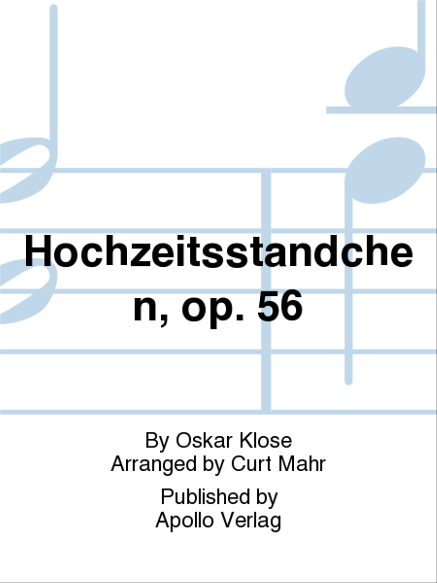 Hochzeitsständchen op. 56 Accordion scores gallery preview page 1