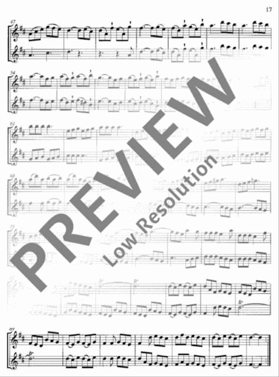 Twelve Duettinos Flute scores gallery preview page 18