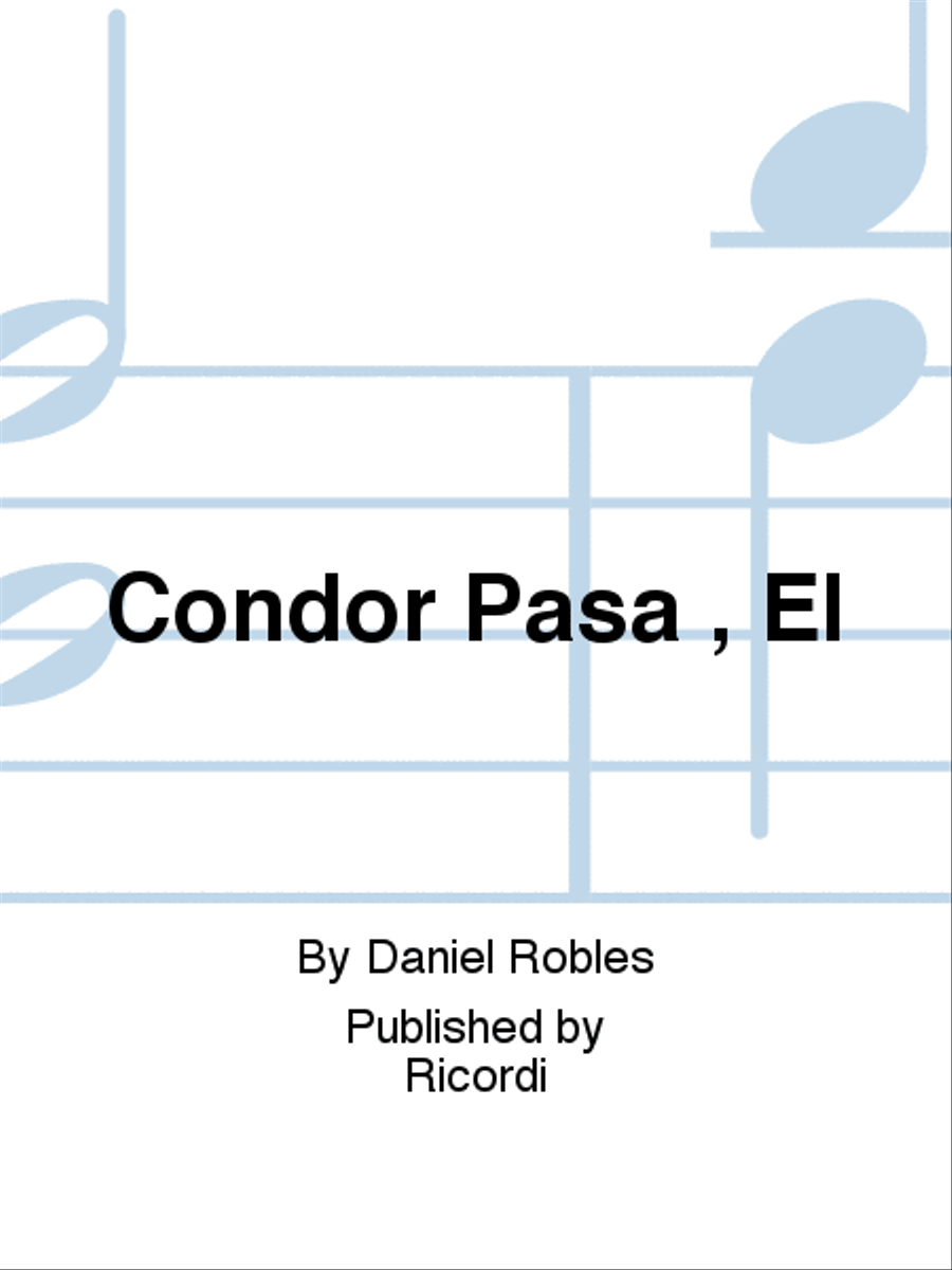 Condor Pasa , El School and Community scores gallery preview page 1