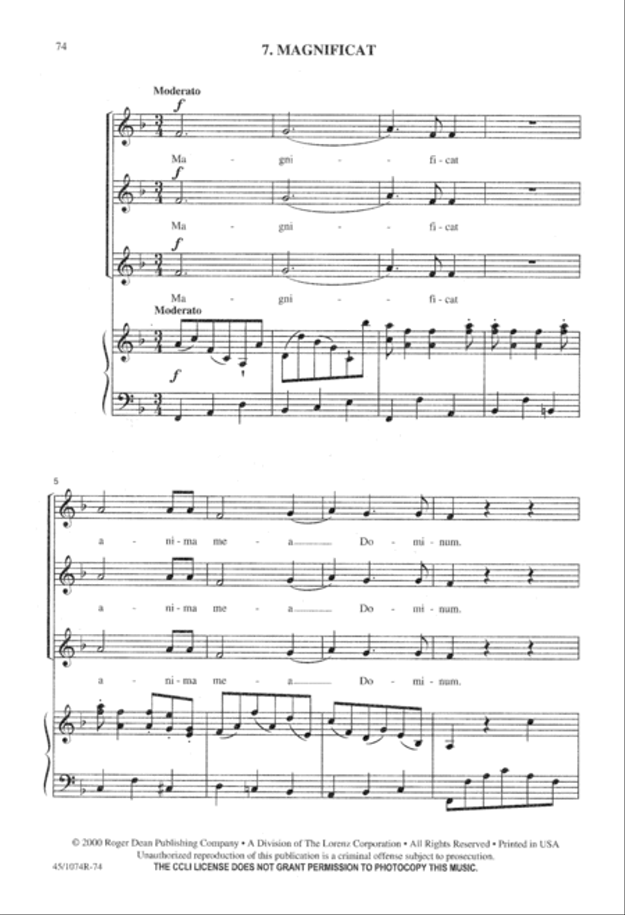 Vesperae Pro Festo Sancti Innocentium SSA scores gallery preview page 83