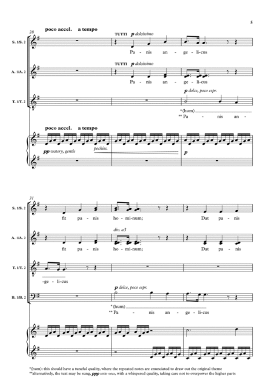 Panis Angelicus Reimagined SSAATTBB scores gallery preview page 3