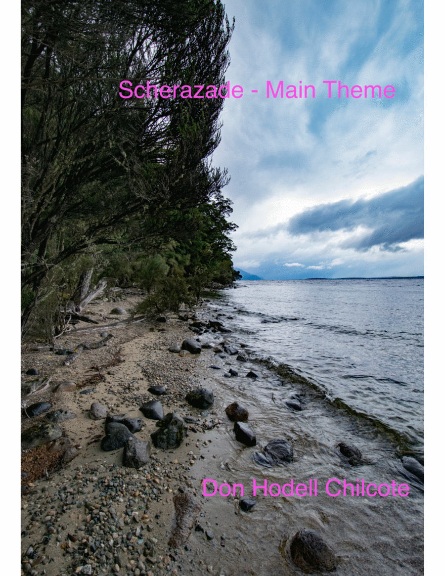 Scherazade - Main Theme Piano, Vocal, Guitar scores gallery preview page 1