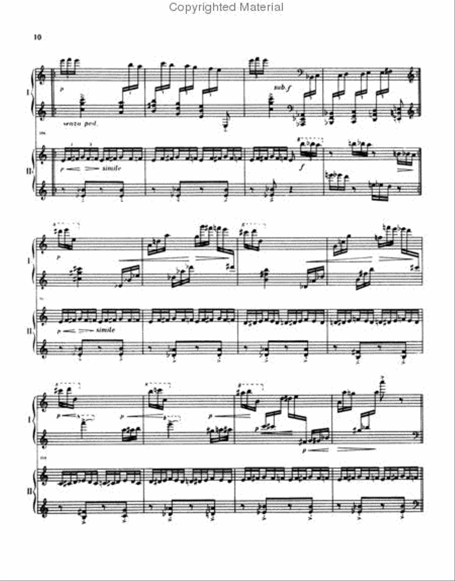 Paganini Variations for Two Pianos 2 Pianos, 4-Hands scores gallery preview page 3