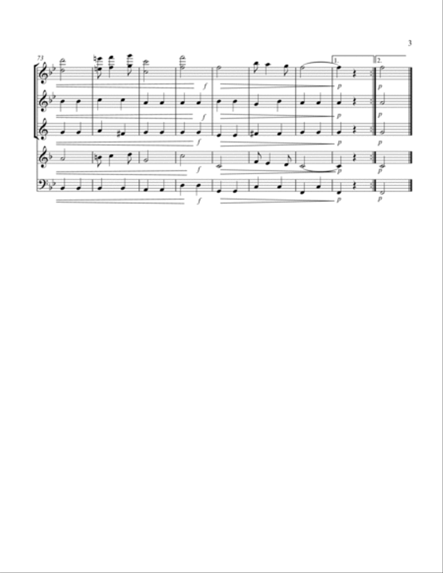 Pomp and Cirumstance (for Woodwind Quintet) Pomp and Cirumstance (for Woodwind Quintet) Woodwind Quintet scores gallery preview page 4