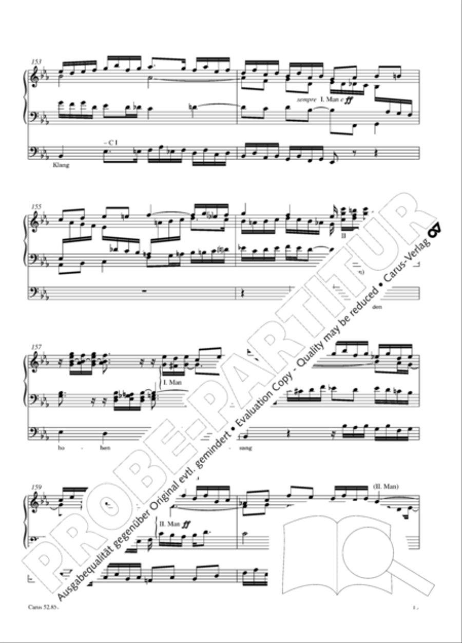 Choralphantasie Op. 40 Organ scores gallery preview page 20