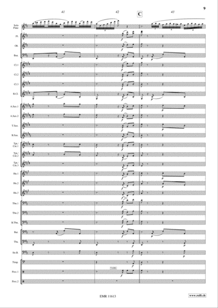 Carmen Fantasy Carmen Fantasy Concert Band scores gallery preview page 10