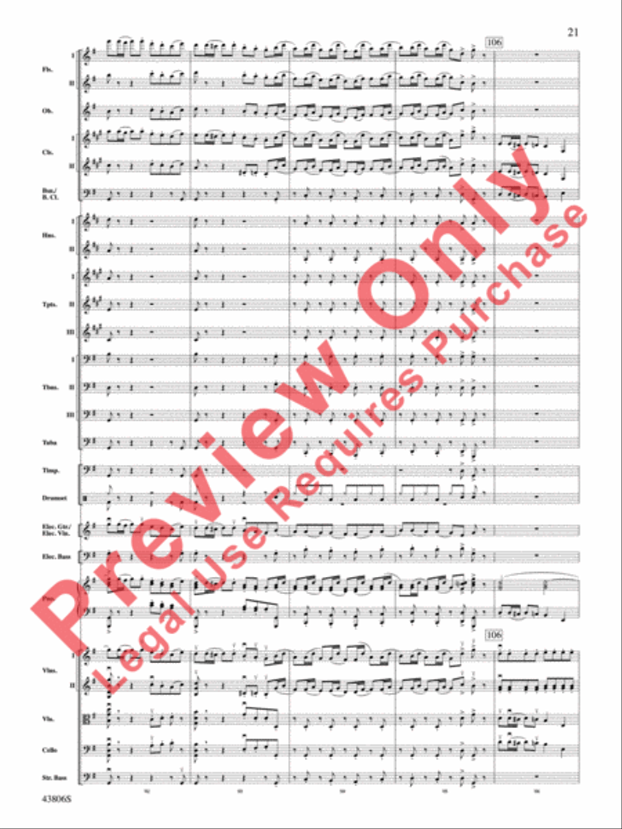 A Mad Russian's Christmas Full Orchestra scores gallery preview page 22