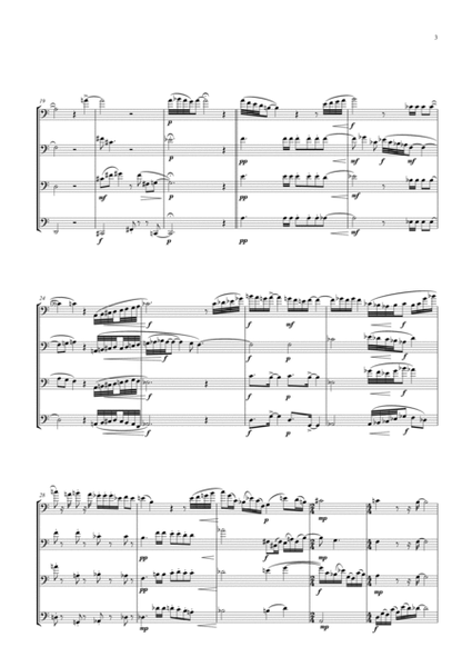 JazzTromBern for Trombone Quartet, Movement 2 image number null