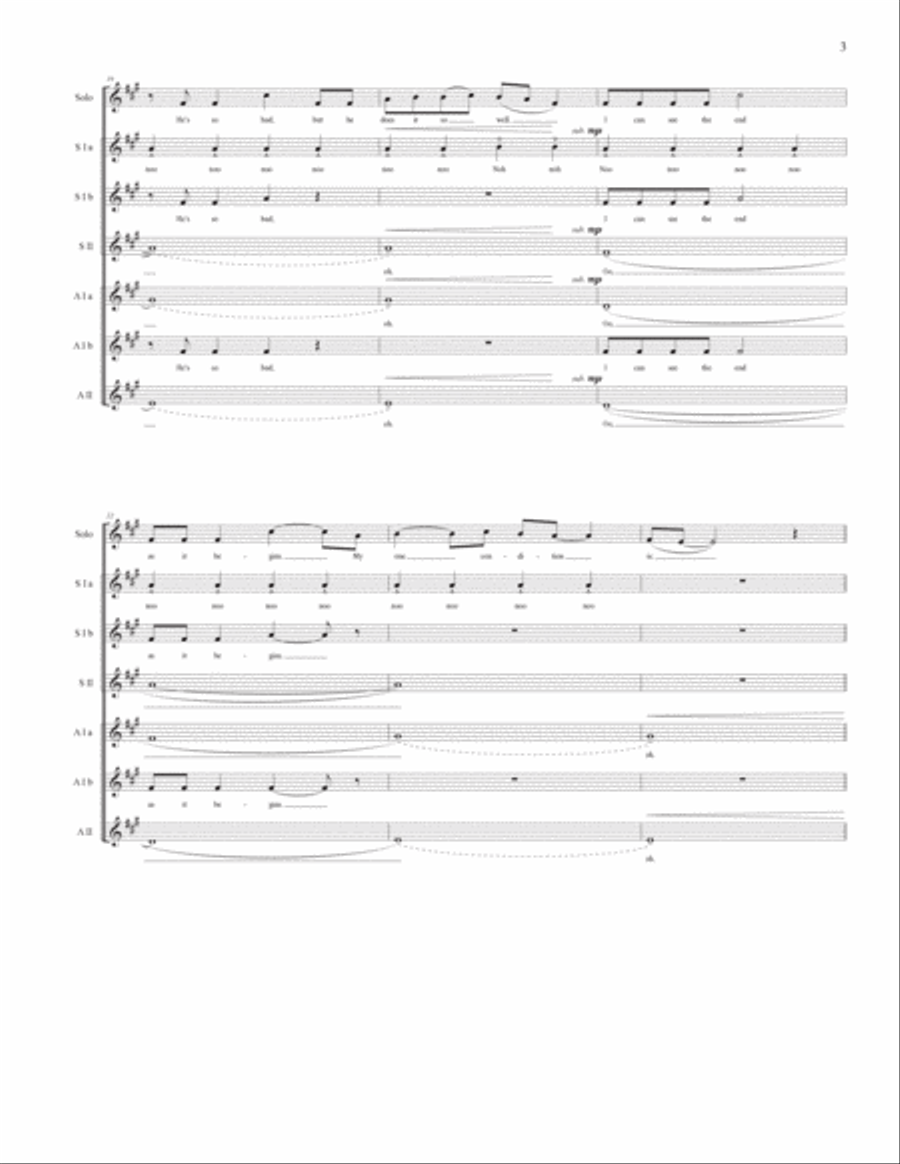 Wildest Dreams Wildest Dreams SSA scores gallery preview page 4