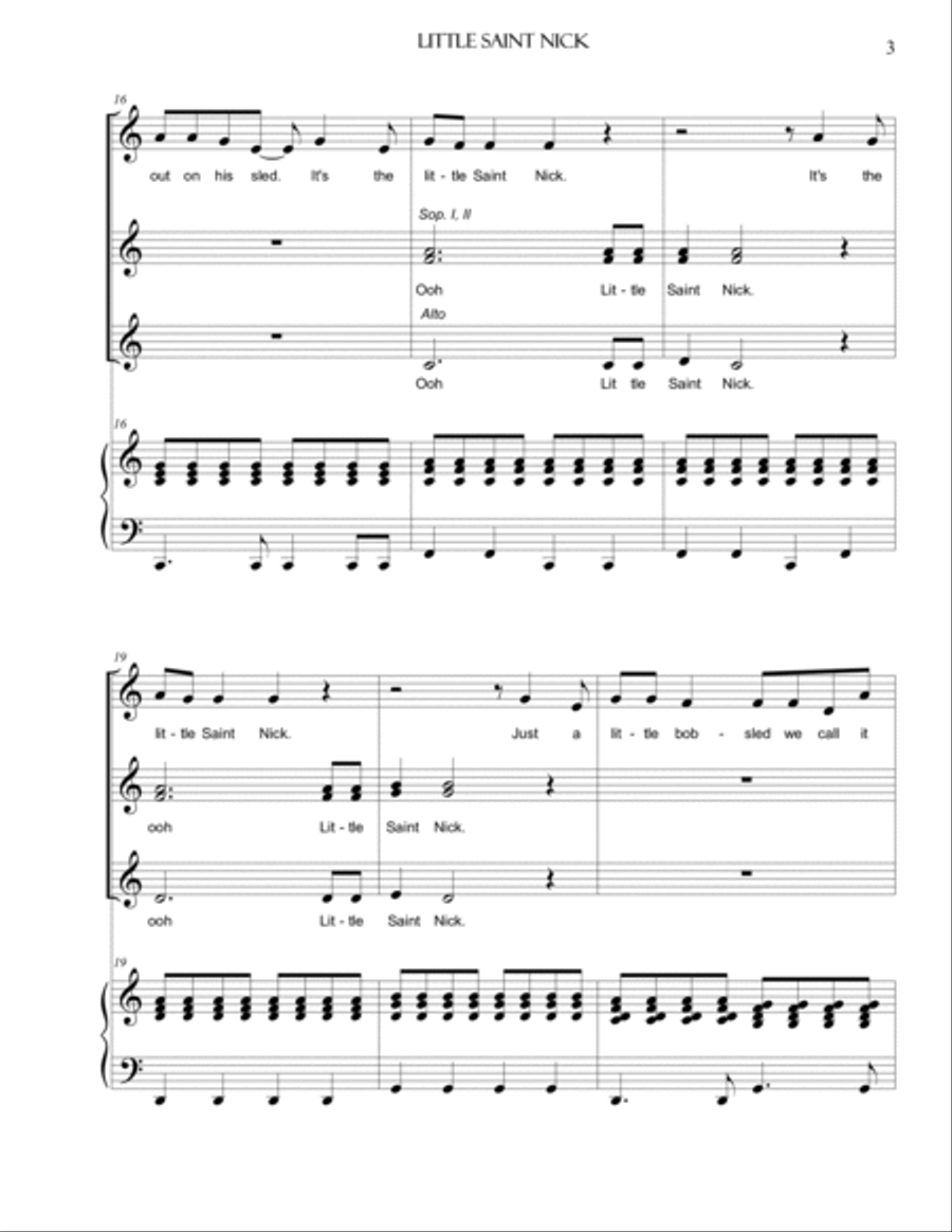 Little Saint Nick Little Saint Nick SSA scores gallery preview page 3