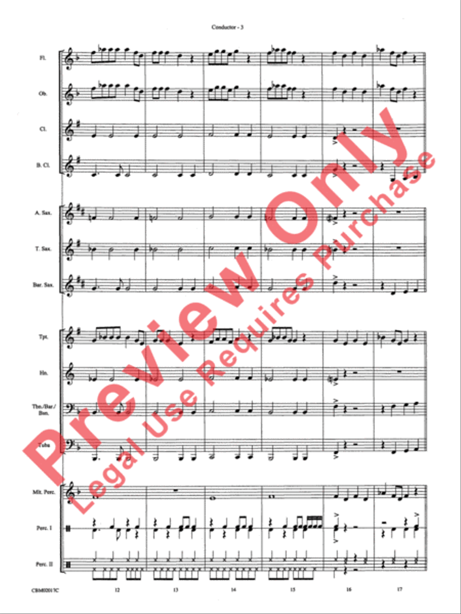 Great Balls of Fire Great Balls of Fire Concert Band scores gallery preview page 5