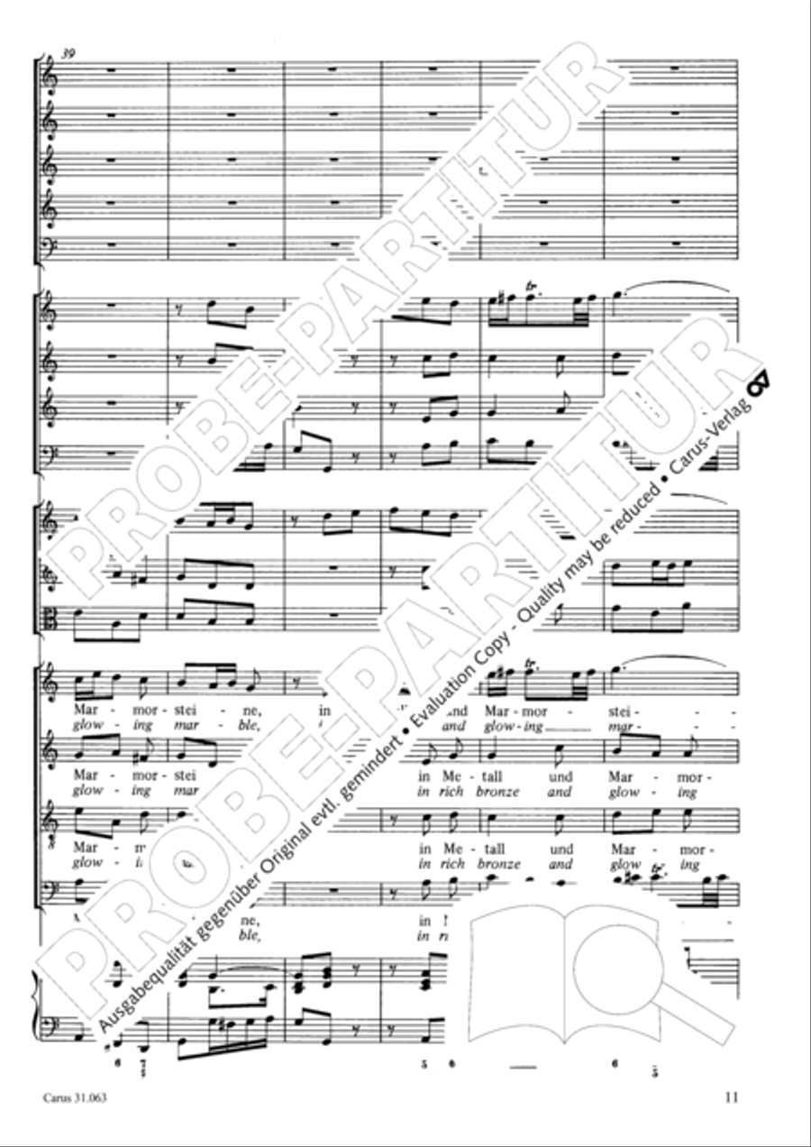 Christians, etch this blessed day (Christen, atzet diesen Tag) 4-Part scores gallery preview page 12