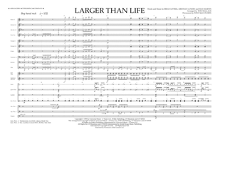 Larger Than Life - Full Score
