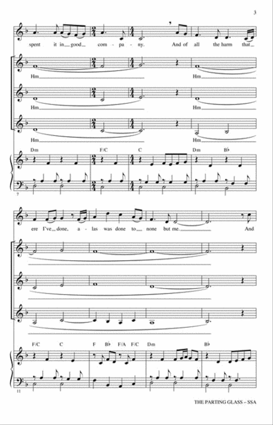 The Parting Glass The Parting Glass SSA scores gallery preview page 3