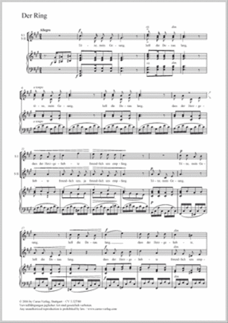 Der Ring Women's Choir scores gallery preview page 1