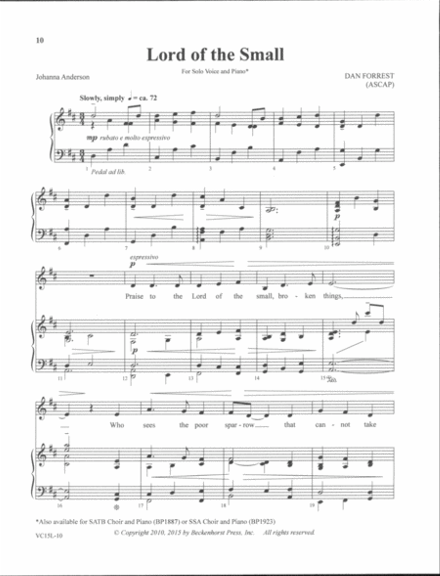 Sacred Solos of Dan Forrest - low voice Low Voice scores gallery preview page 4