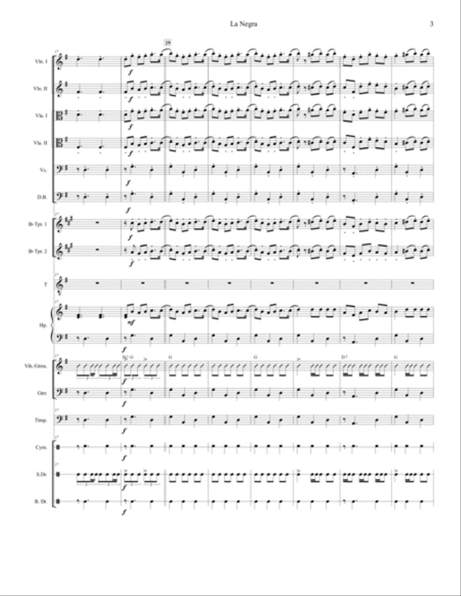 El Son De La Negra El Son De La Negra String Orchestra scores gallery preview page 3
