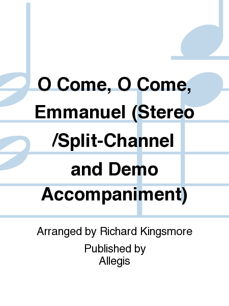O Come, O Come, Emmanuel (Stereo/Split-Channel and Demo Accompaniment) image number null