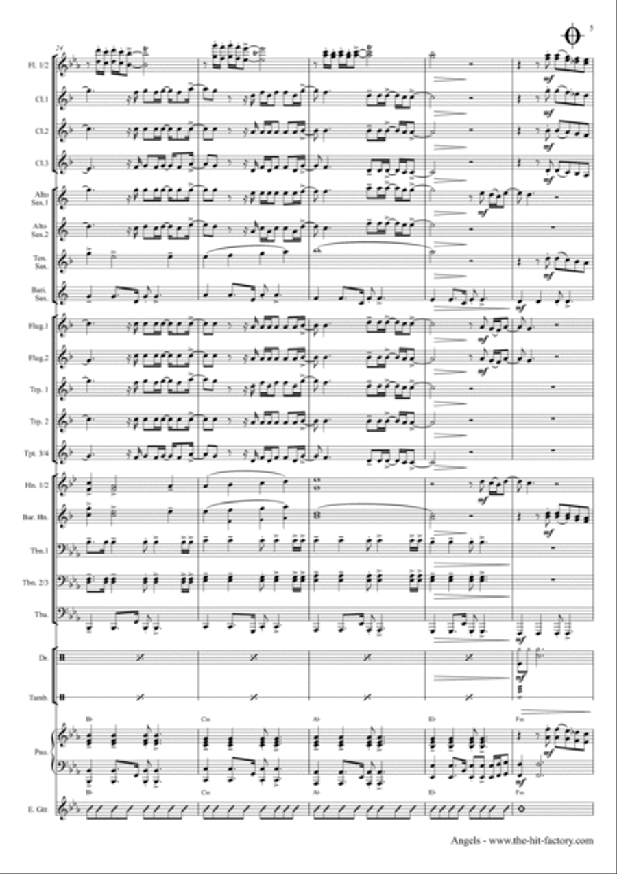 Angels Concert Band scores gallery preview page 5