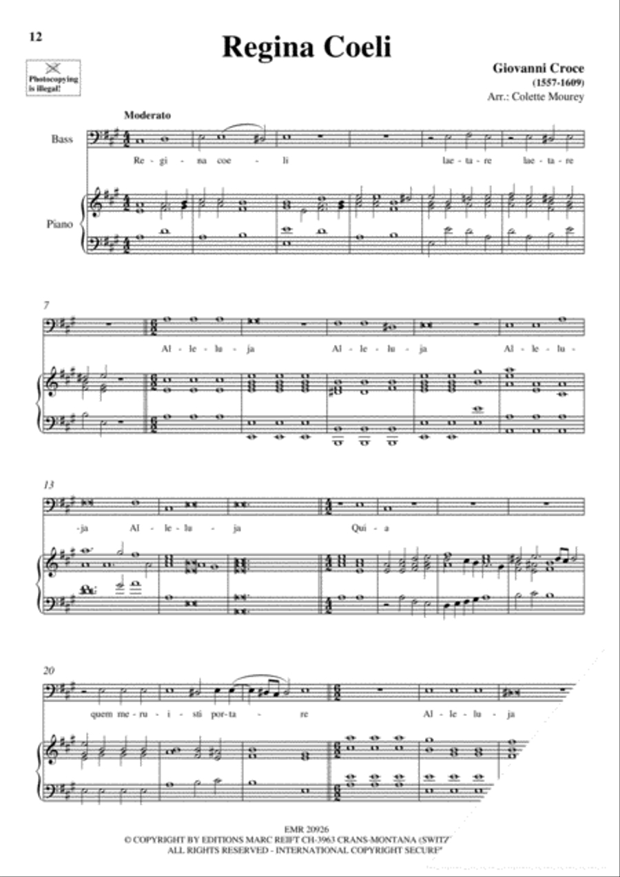 100 Ave Maria Volume 3 Bass Voice scores gallery preview page 7