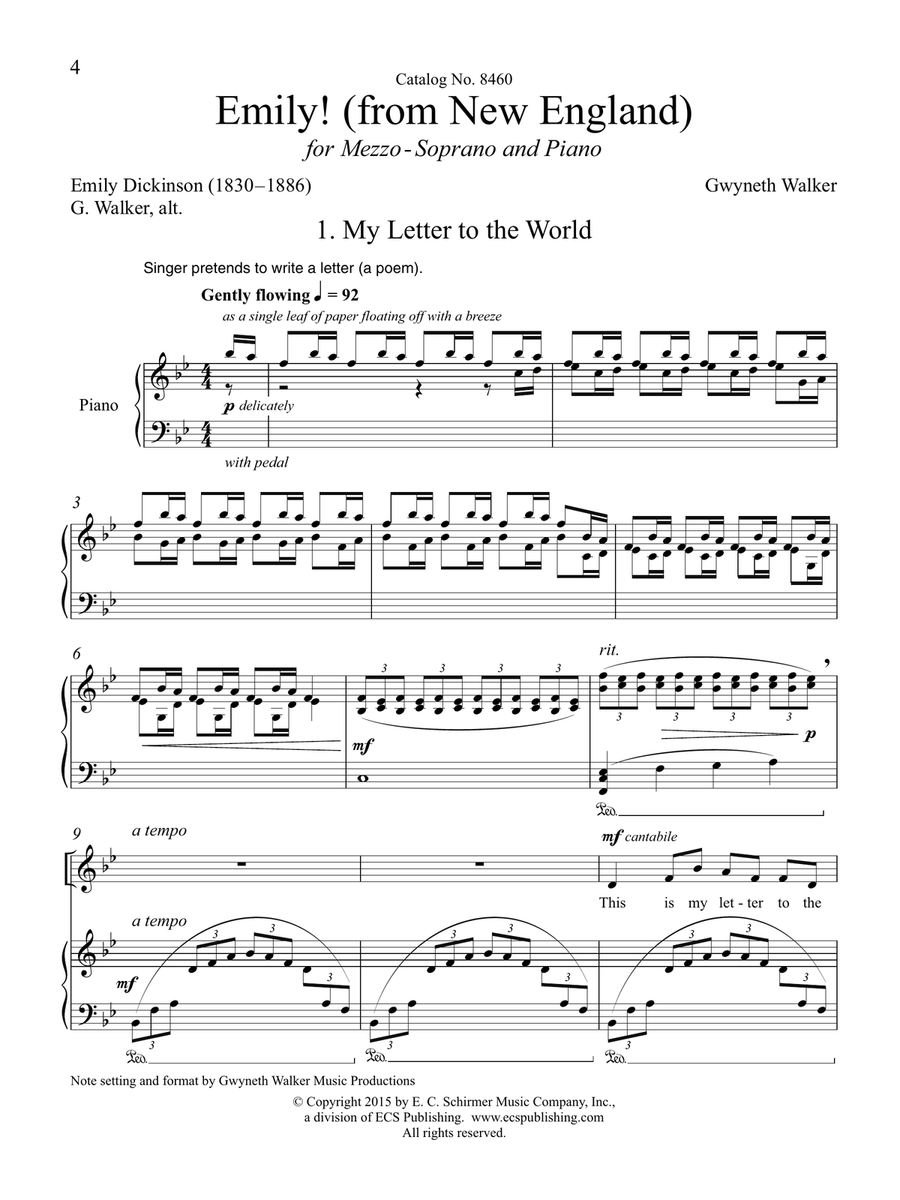 Emily! (from New England) Mezzo-Soprano Voice scores gallery preview page 4
