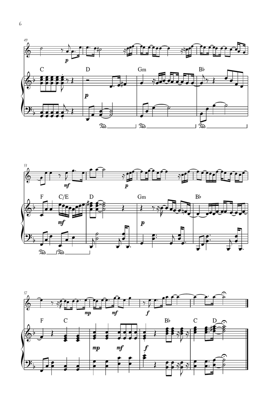 Beyond (End Credit Version) Piano scores gallery preview page 6