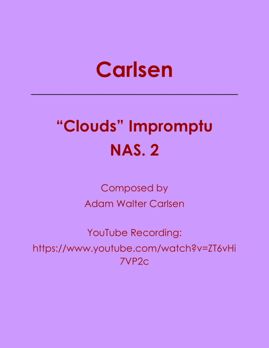 "Clouds" Impromptu NAS. 2 image number null