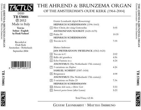 The Ahrend and Brunzema Organ