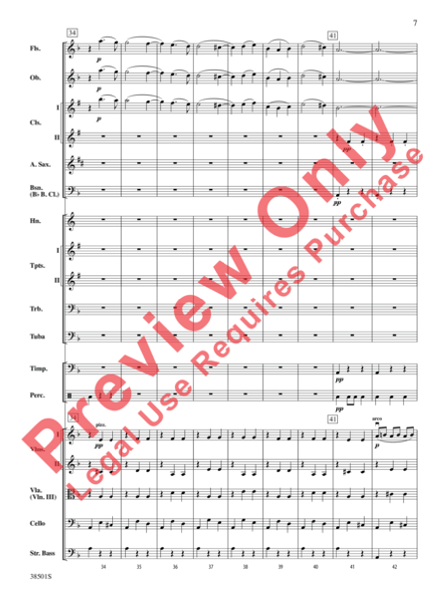 Aragonaise from Carmen Full Orchestra scores gallery preview page 8
