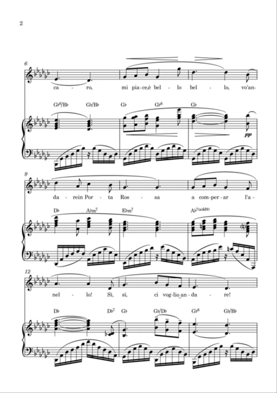 O Mio Babbino Caro O Mio Babbino Caro Voice scores gallery preview page 2