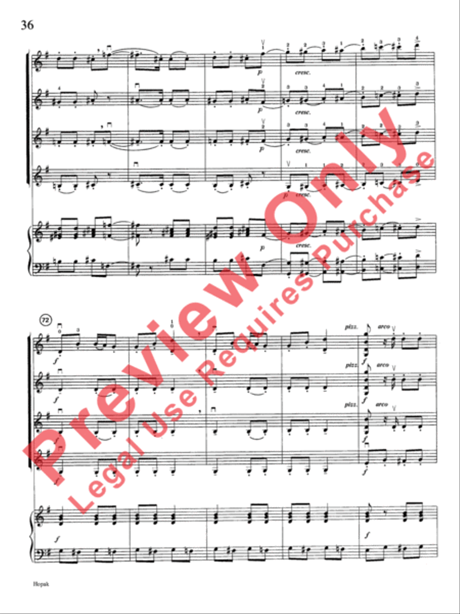 Highland/Etling Violin Quartet Series: Book 2