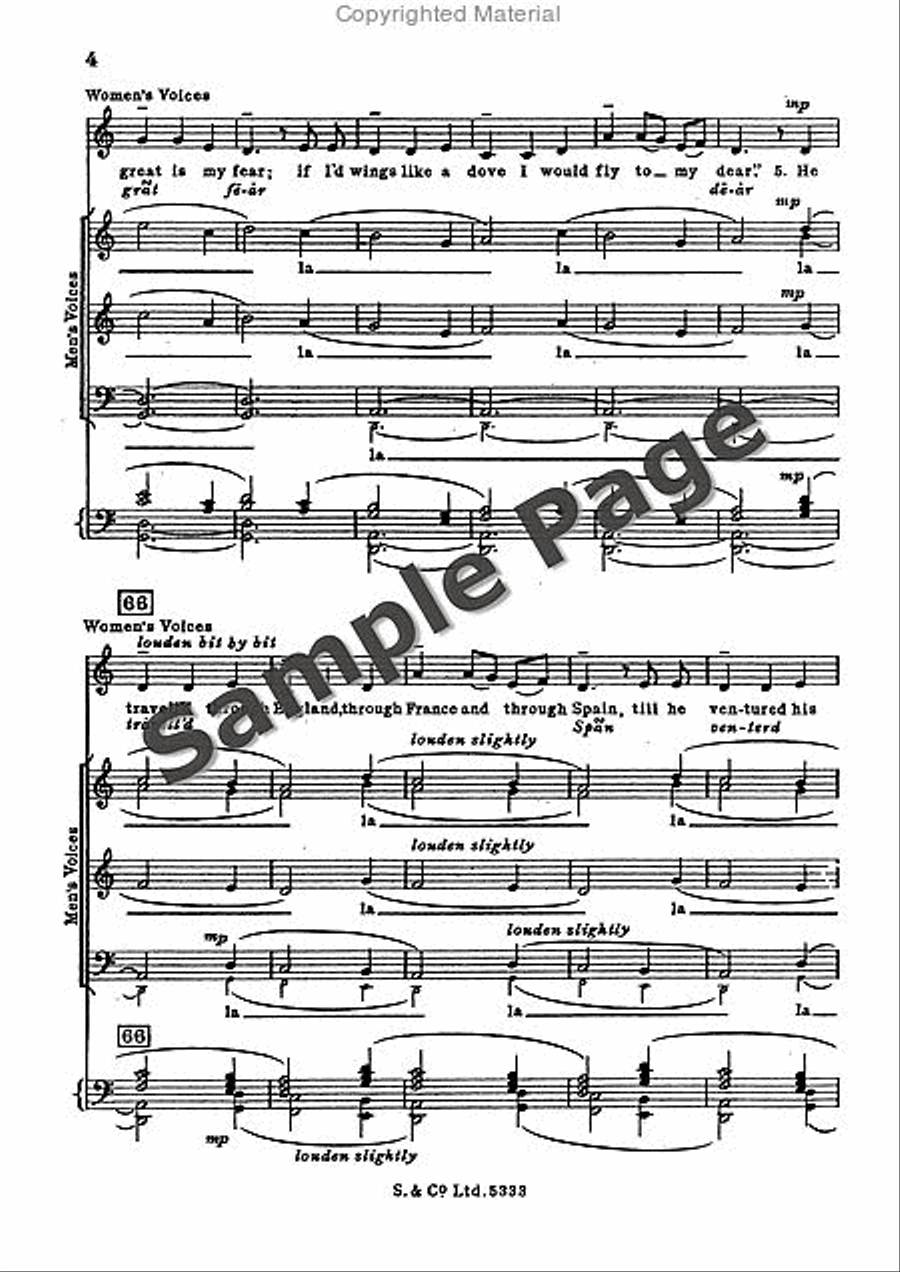 The lost lady found The lost lady found Mixed Choir scores gallery preview page 5