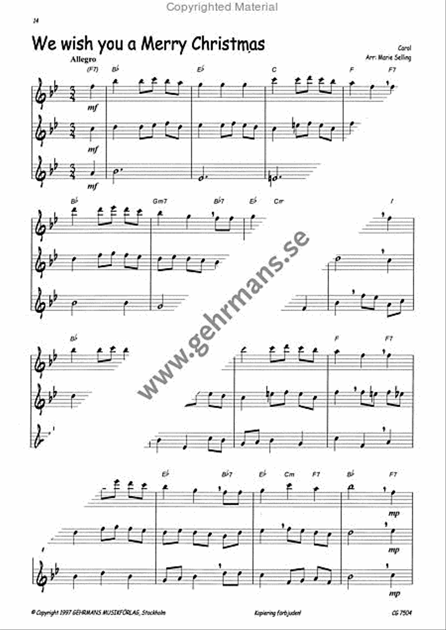 Julflojt Flute Duet scores gallery preview page 6