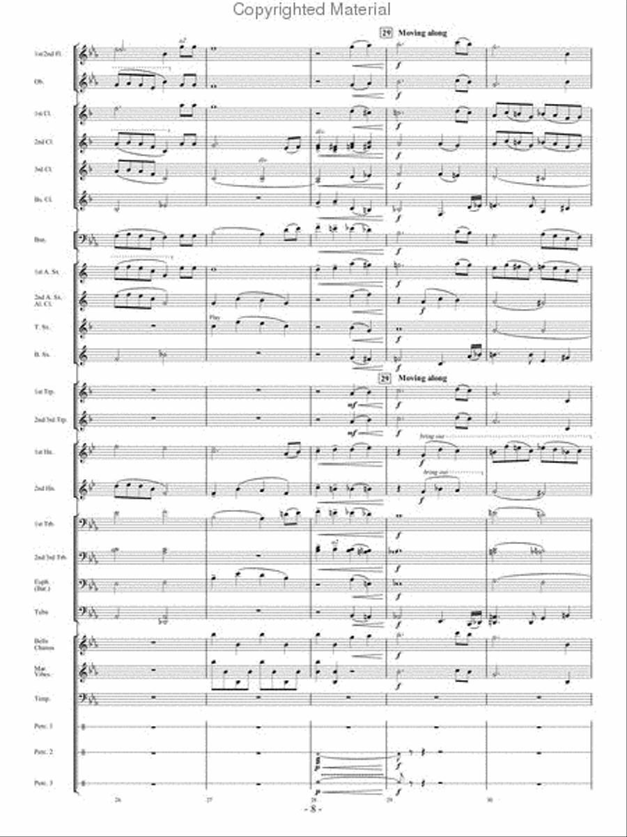 In His Grace In His Grace Concert Band scores gallery preview page 7