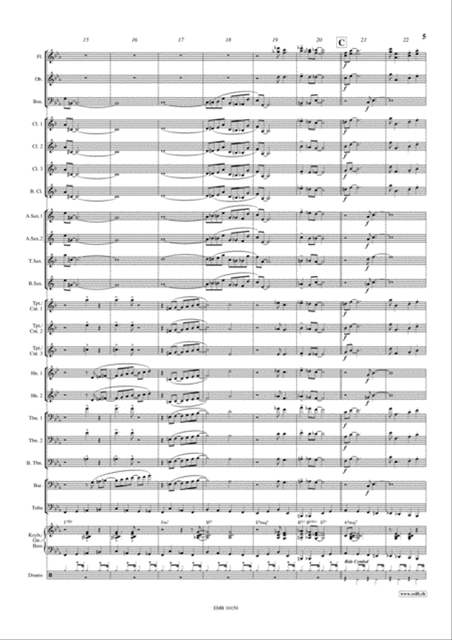 Take The A Train Concert Band scores gallery preview page 6
