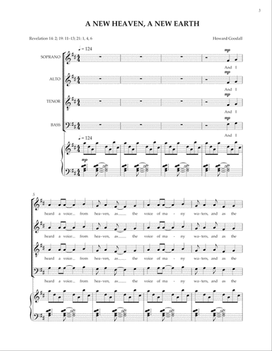 A new heaven, a new earth 4-Part scores gallery preview page 3
