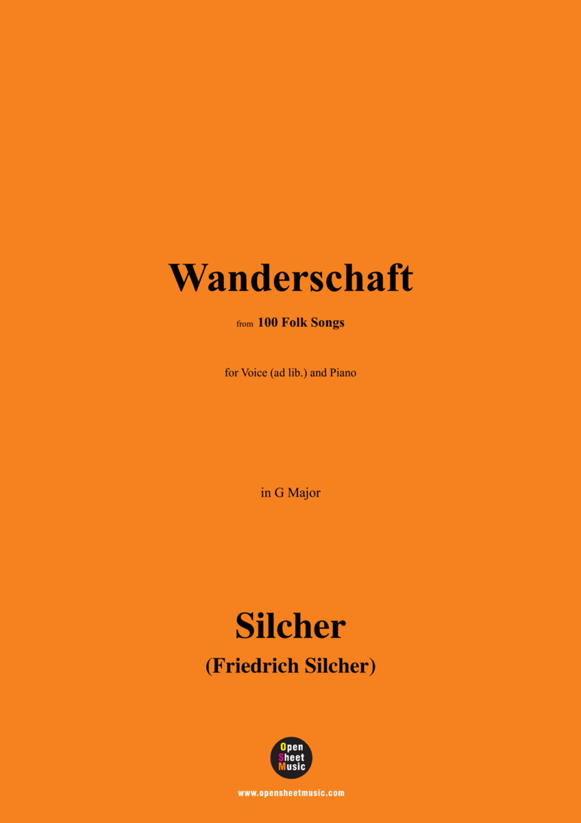 Silcher-Wanderschaft,for Voice(ad lib.) and Piano image number null