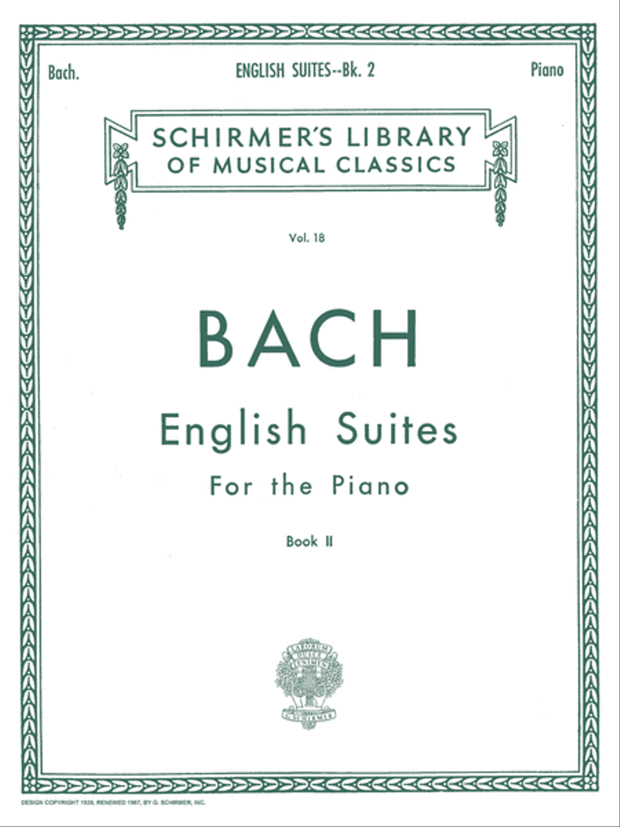 English Suites – Book 2 Piano Solo scores gallery preview page 1
